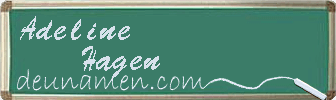 Adeline Hagen Visitenkarte